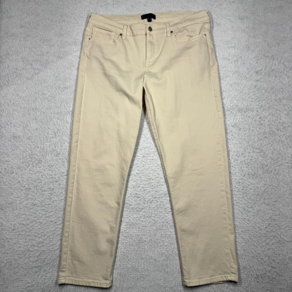 Banana Republic Mid Rise Slim Khaki Pants Women's Size 16 (38x27)